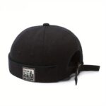 Brimless Cap Denim Noir